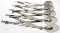 Expandable Pastry Cutter - Five 2' Blades, Fluted