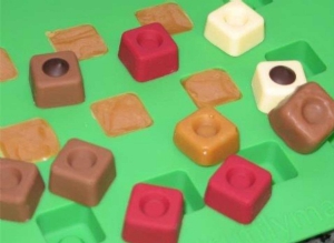 Square Bacarat Mold, 54 Cavities