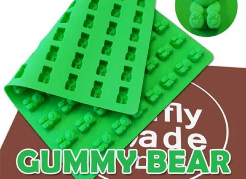 Gummy Bear Mold, 80 Cavities