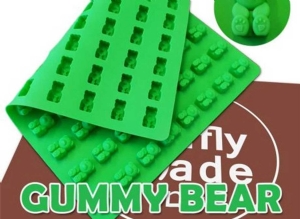 Gummy Bear Mold, 80 Cavities