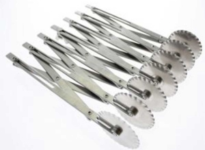 Expandable Pastry Cutter - Seven 2' Blades, Fluted
