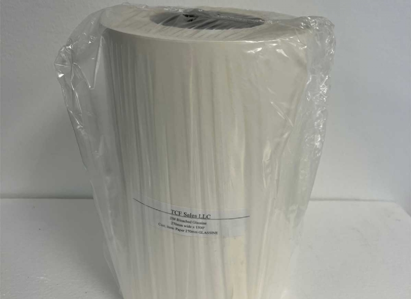 270mm Paper, Glassine - U.S. Core