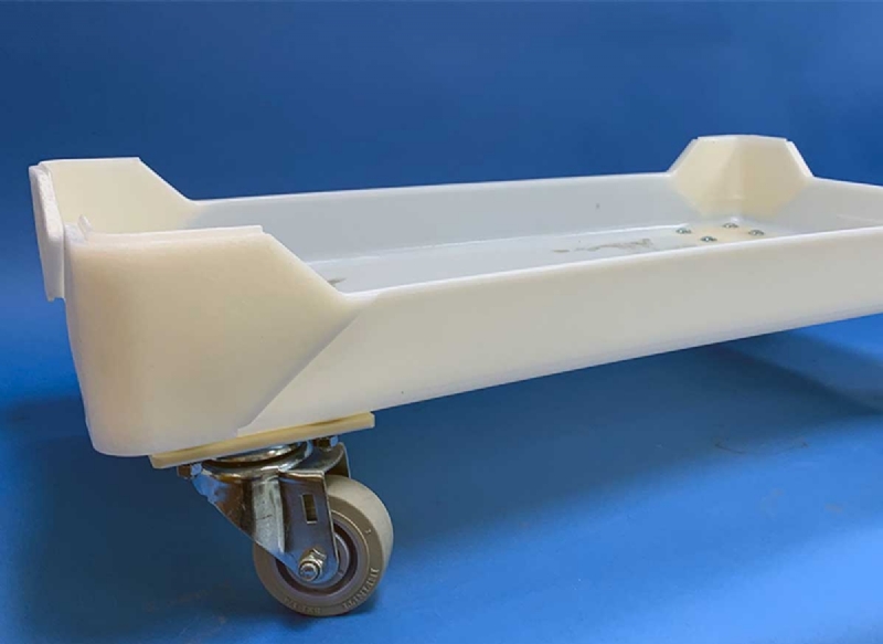 Polymer Dolly For Curing Trays, 5" Wheels