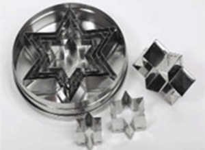 Punch Cutter Set, Star Pastry Cutters