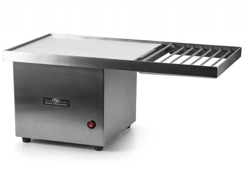 Chocolate Vibrating Table with Grid