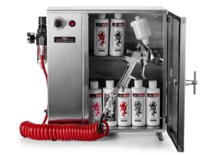 Heating Cabinet with Spray Gun