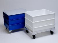 Polymer Bin, Self and Cross Stacking