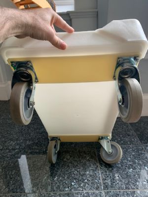 Polymer Dolly For Curing Trays, 3" Wheels
