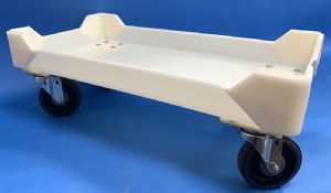 Polymer Dolly For Curing Trays, 5" Wheels
