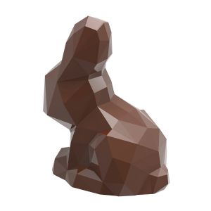 CW12102 - Mold, Sitting Rabbit Origami