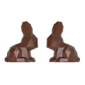 CW12102 - Mold, Sitting Rabbit Origami