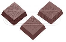 CW1593 - Mold, Mayan Praline Square