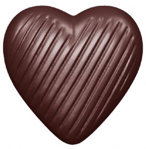 CW1599 - Mold, Striped Heart