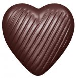 CW1599 - Mold, Striped Heart