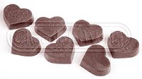CW1658 - Mold, Hearts 7 Figures