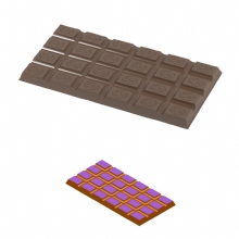 Semi-Custom Mold, Chocolate Bar
