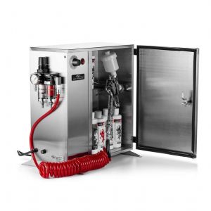 Heating Cabinet with Spray Gun