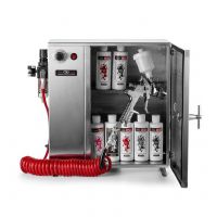 Heating Cabinet with Spray Gun
