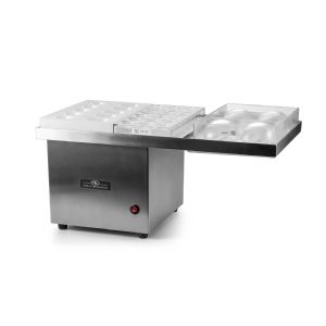 Chocolate Vibrating Table with Grid