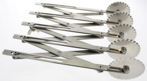 Expandable Pastry Cutter - Five 2" Blades, Fluted