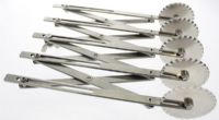 Expandable Pastry Cutter - Five 2" Blades, Fluted