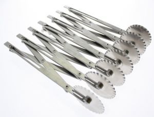 Expandable Pastry Cutter - Seven 2" Blades, Fluted