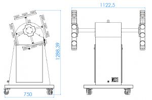 Spinning Machine, 2 Arms