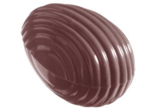 CW1053 - Mold, Striped Egg 32mm