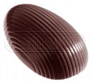CW1277 - Mold, Striped Egg 55mm