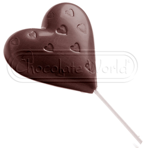 CW1480 - Mold, Lollipop Heart