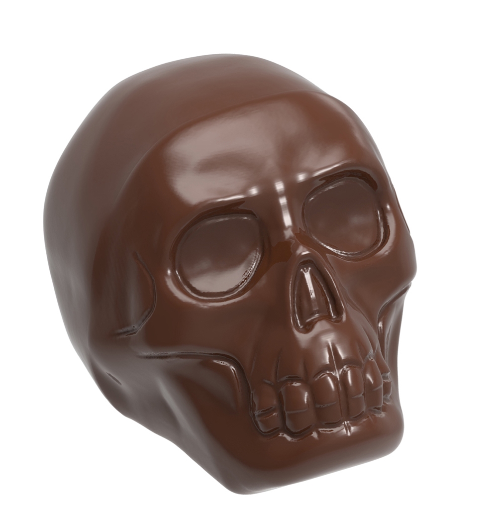 Magnetic Polycarbonate Chocolate Large Skull Mold
