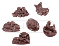 CW2275 - Mold, Easter Garnish 6 Figures