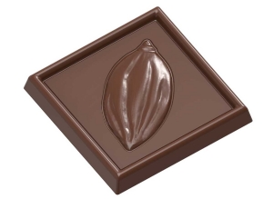 CW2431 - Mold, Square with Cocoa Pod