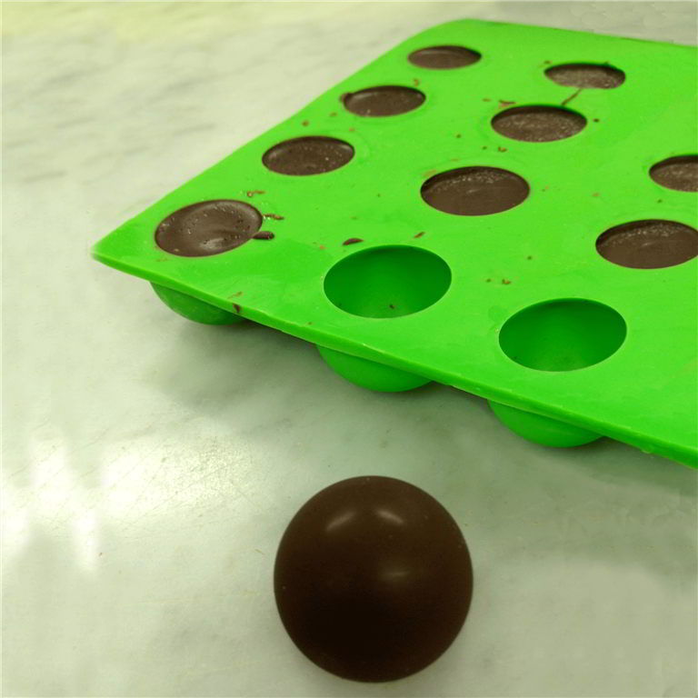 Candy Mold Silicone Mould Sheets, Round Chocolate Molds