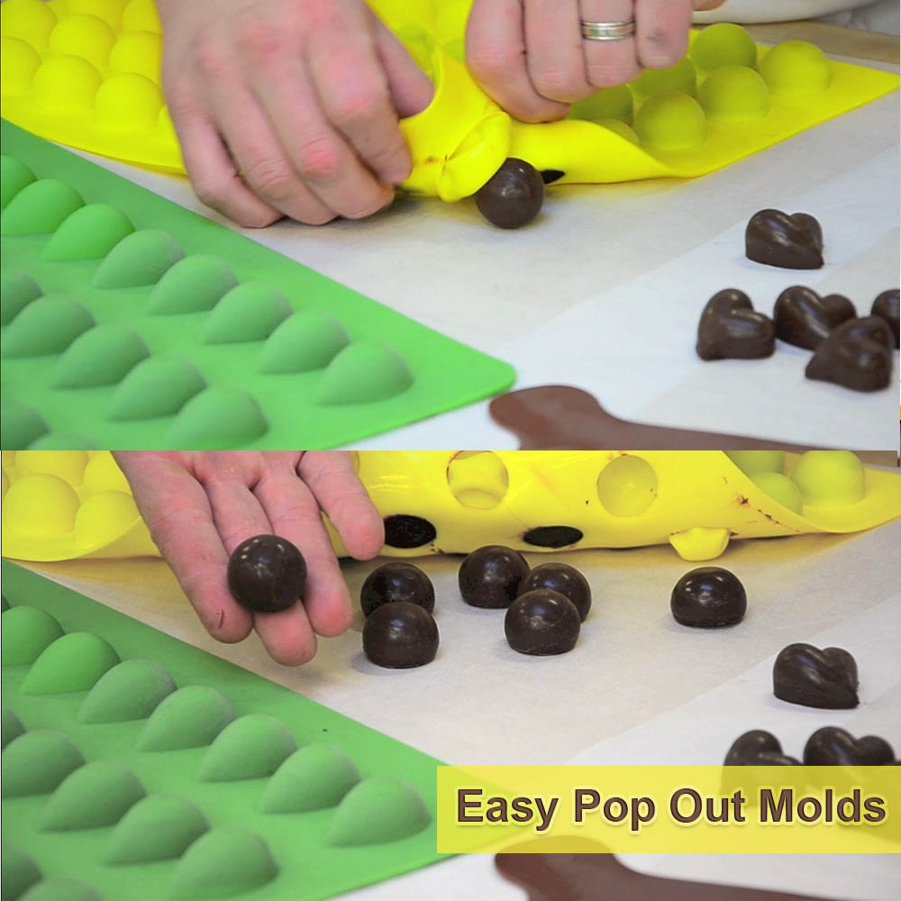 TEARDROP, Chocolate Truffle and Candy Mold (12g) Silicone Truffle and